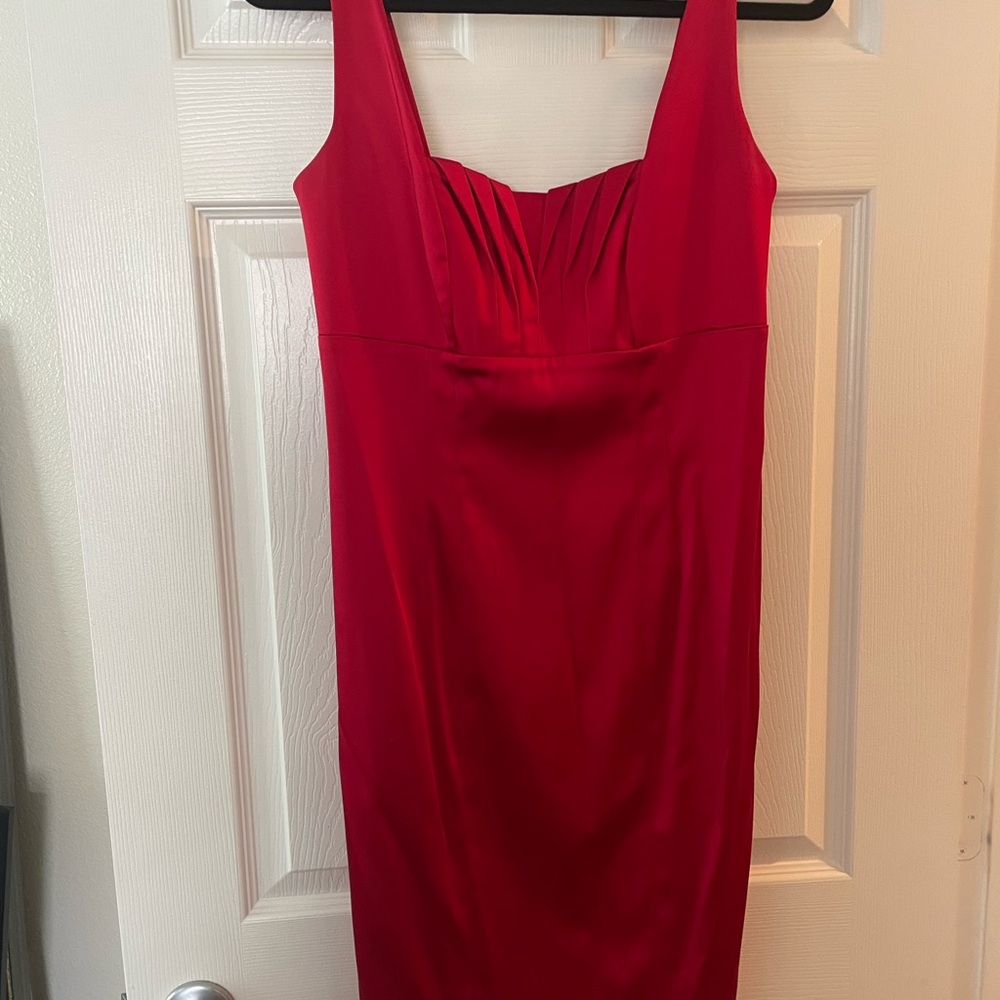 Calvin Klein Red Sheath Dress